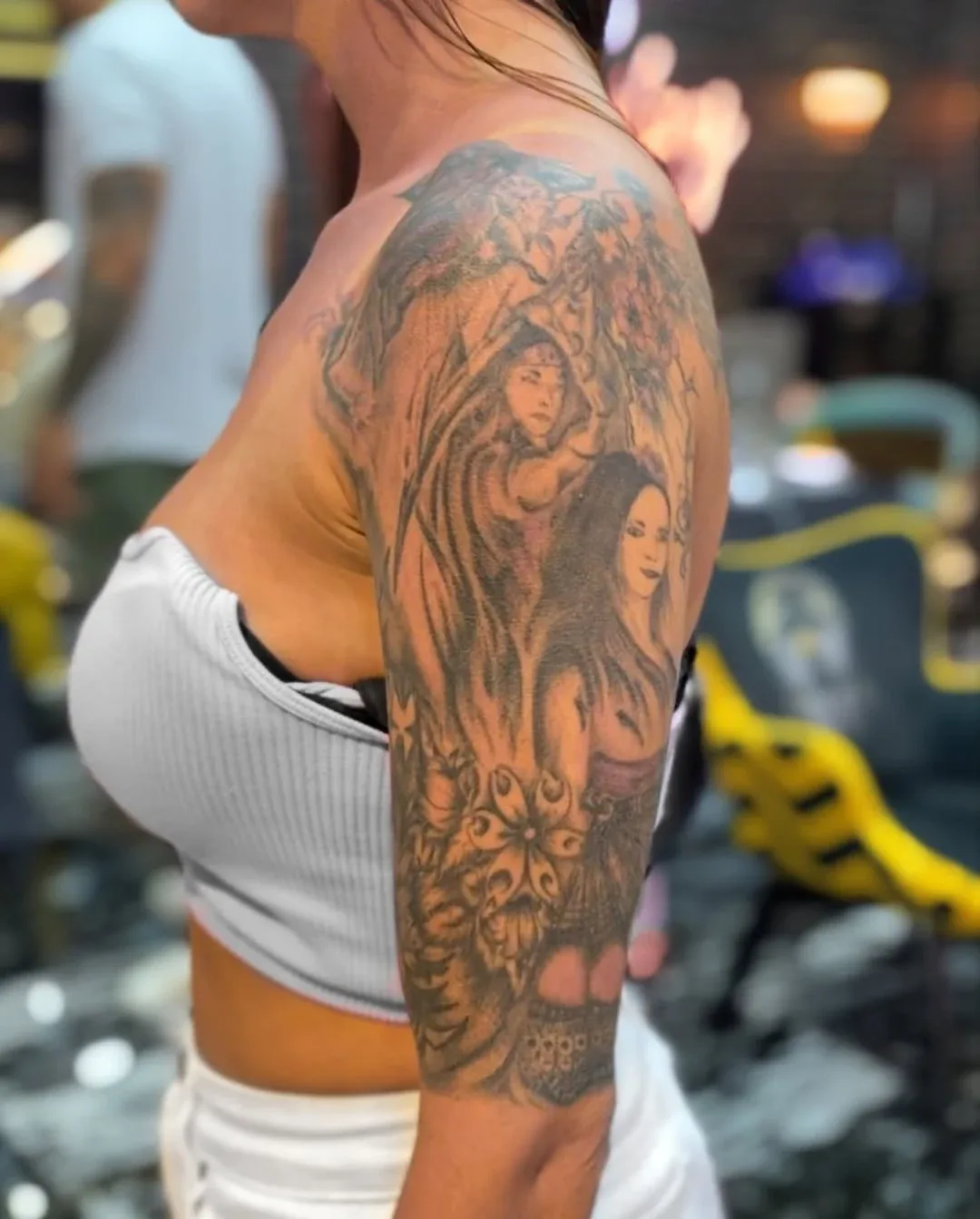 Vorher: Ausgangszustand des Cover-ups. Ursprünglicher Artist unbekannt.